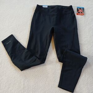 columbia ♡ thermal reflective knit tights black winter